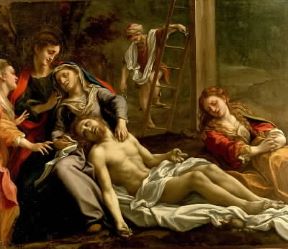 PietÃ . Compianto sul Cristo morto di Correggio (Parma, Galleria Nazionale).De Agostini Picture Library/G. Cigolini